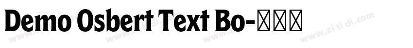 Demo Osbert Text Bo字体转换